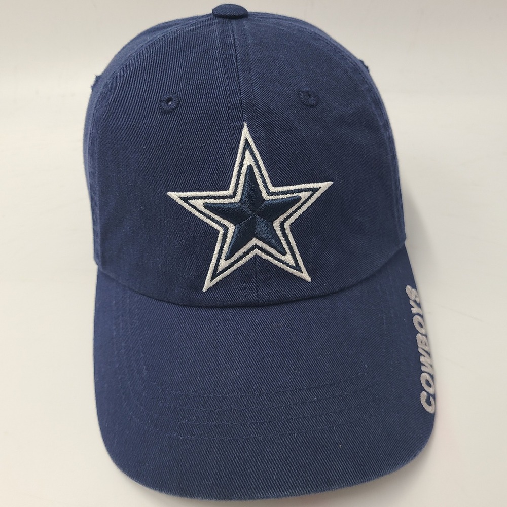 Dallas Cowboys Hat Strapback (Fits Small) Blue NFL Football Logo Authentic Men